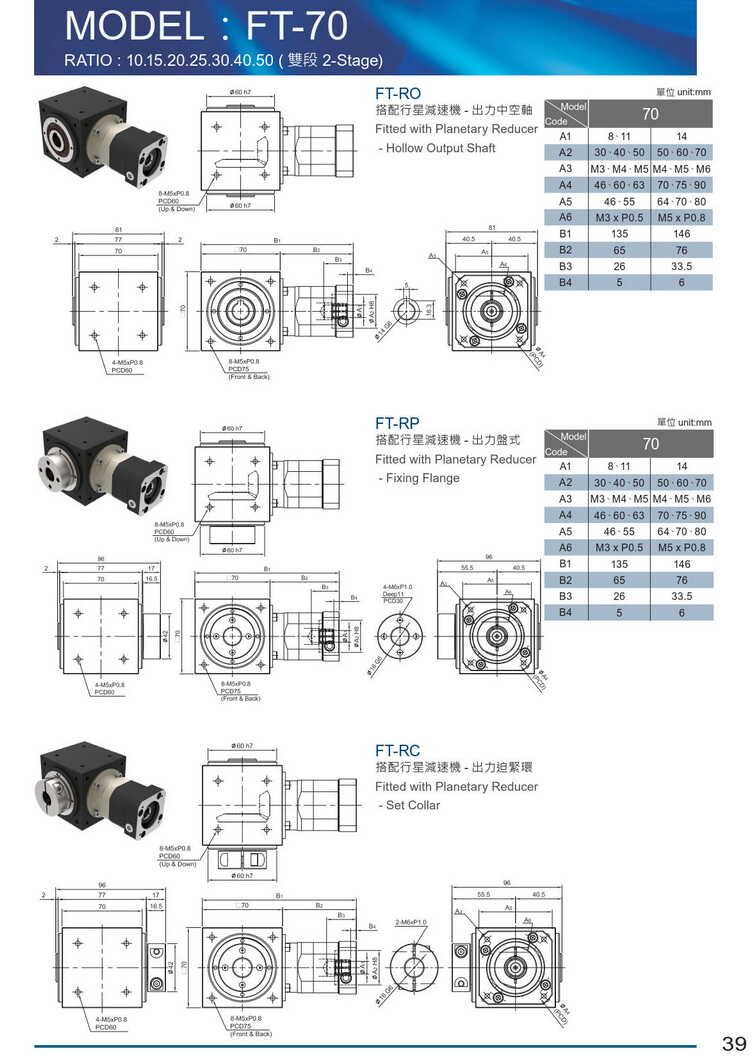 利茗FT行星减速机官网